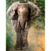 Elephant Sculpture Painting