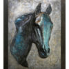 Masculine Equestrian Sculpture Painting